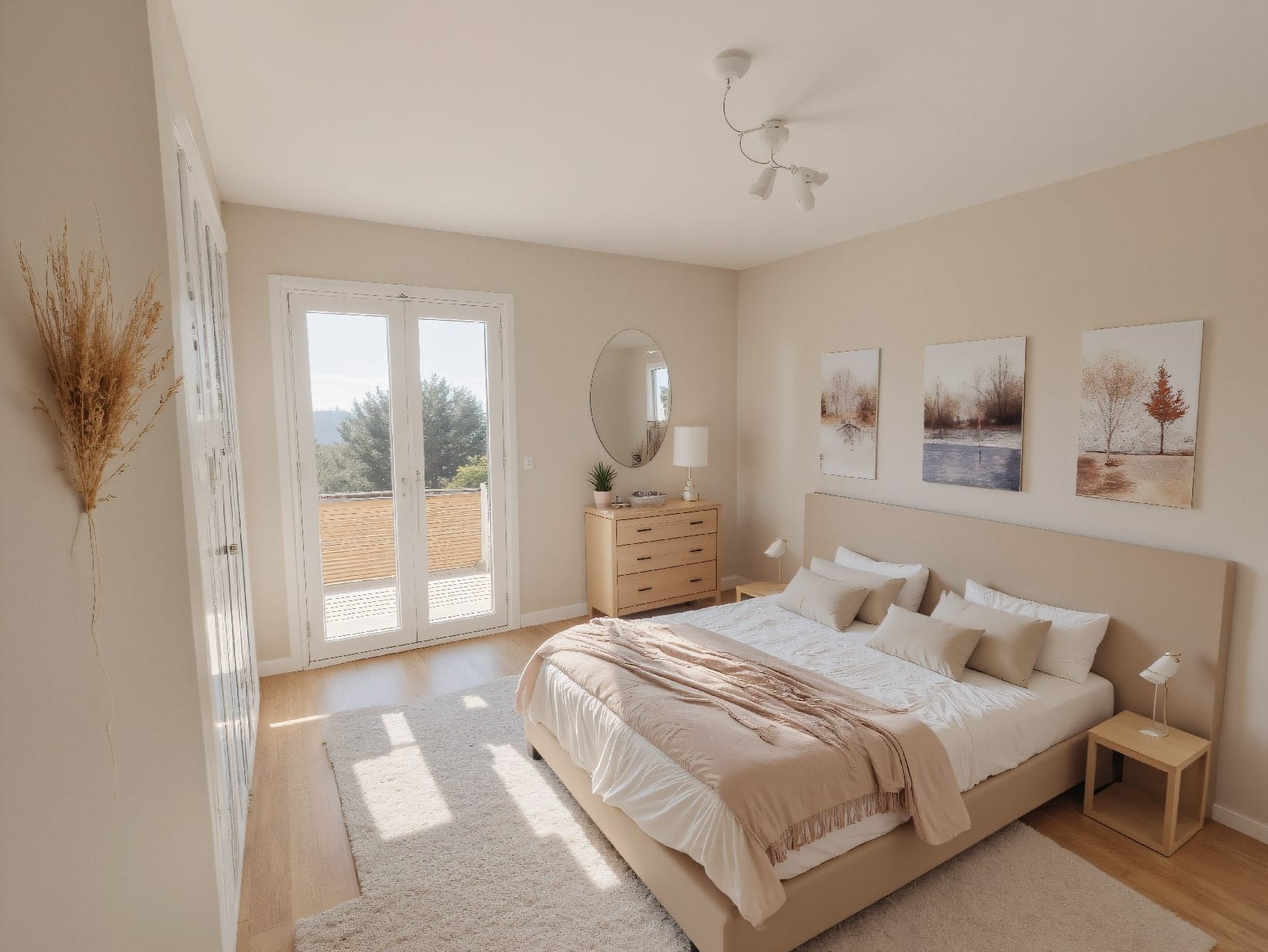 Estilo escandinavo home staging virtual
