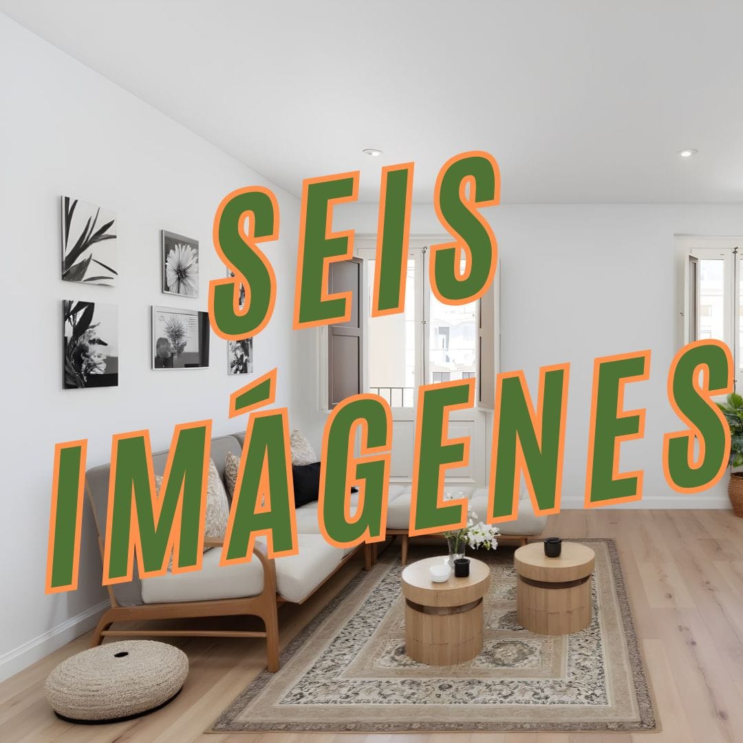 PACK DE SEIS IMÁGENES DE HOME STAGING VIRTUAL